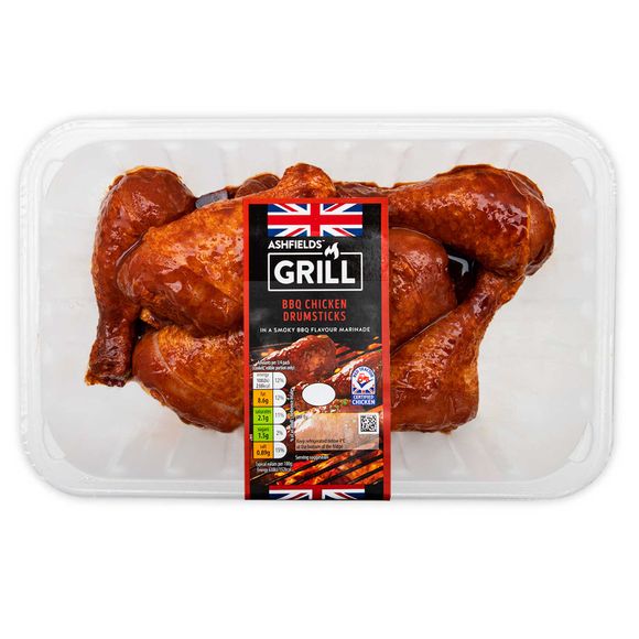 Ashfields Grill BBQ Chicken Drumsticks 800g